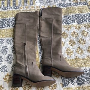 Sam Edelman over the knee Joplin boots. Taupe sz 8